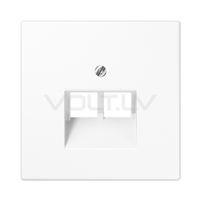 Centrālplate Data 1+1 "Balts" LS 990