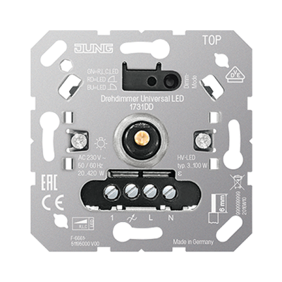 Gaismas regulators Universāls  LED "Mehanisms" JUNG 