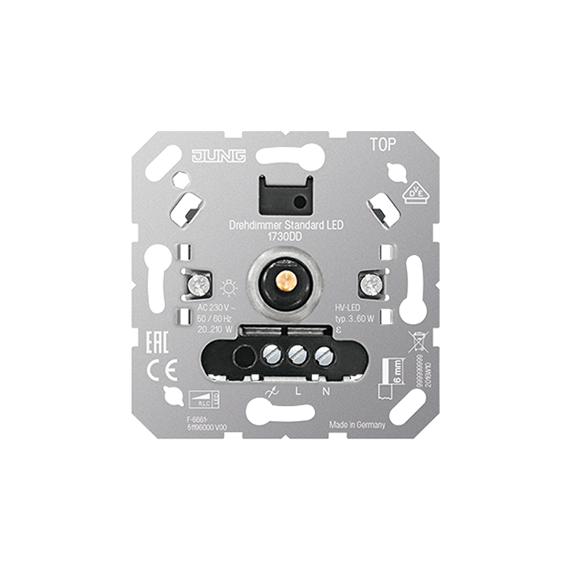 Gaismas regulators Standart LED "Mehanisms" JUNG