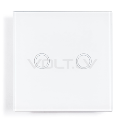 Сенсорный Выключатель 1+1 "Белый" Appio