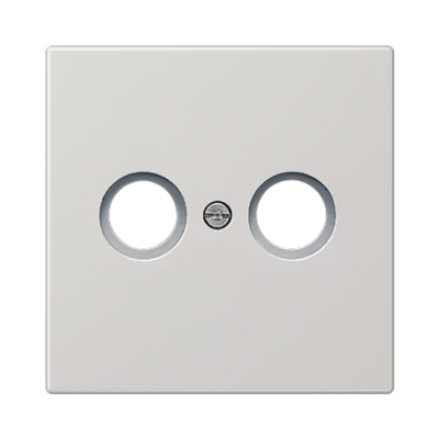 Centrālplate TV+SAT "Gaiši pelēks" LS 990