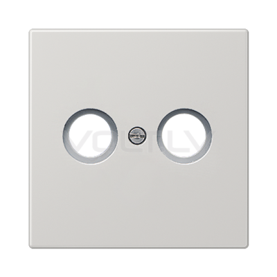 Centrālplate TV+SAT "Gaiši pelēks" LS 990