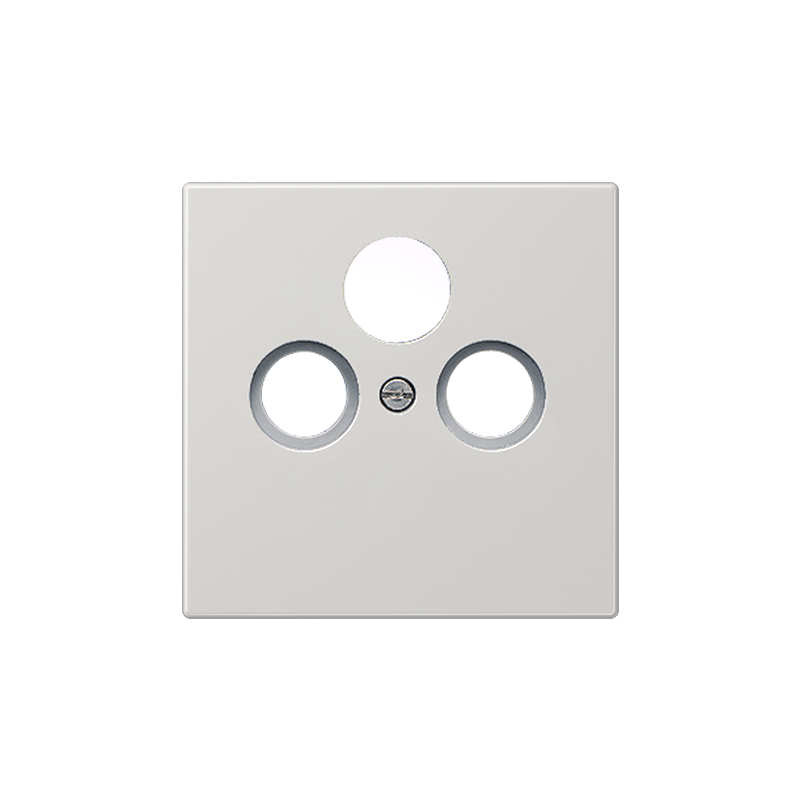 Centrālplate TV+SAT+FM "Gaiši pelēks" LS 990