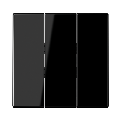 Taustiņš 1+1+1 "Melns" LS 990