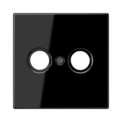 Centrālplate TV+SAT "Melns" LS 990