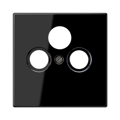 Centrālplate TV+SAT+FM "Melns" LS 990