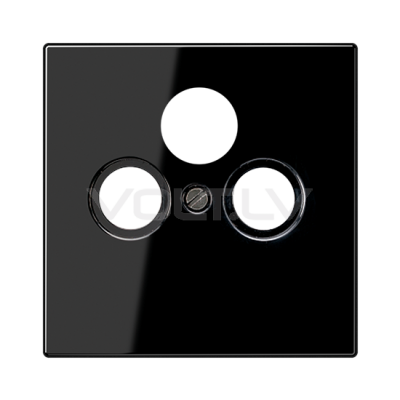 Накладка TV+SAT+FM "Чёрный" LS 990