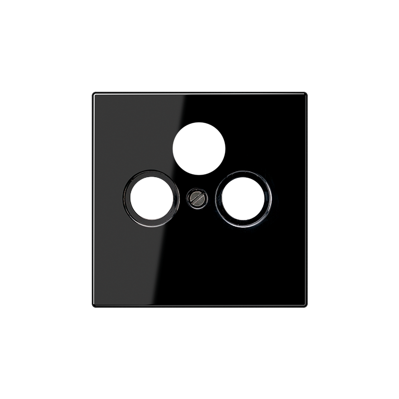 Накладка TV+SAT+FM "Чёрный" LS 990