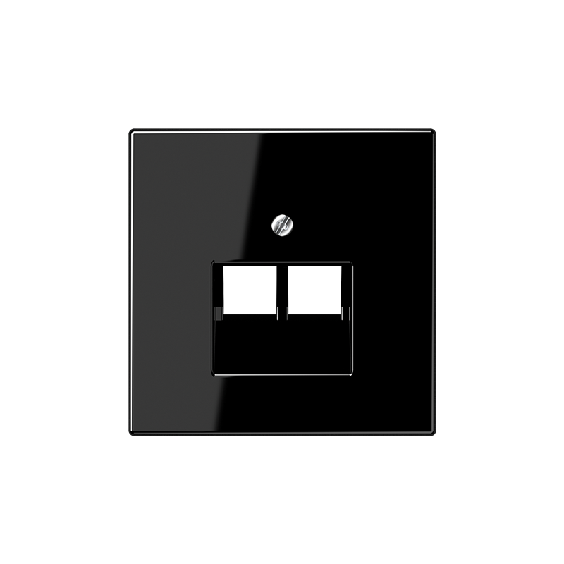 Centrālplate 1+1 Data "Melns" LS 990