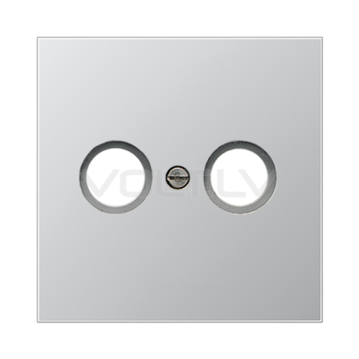 Centrālplate TV+SAT LS Aluminium