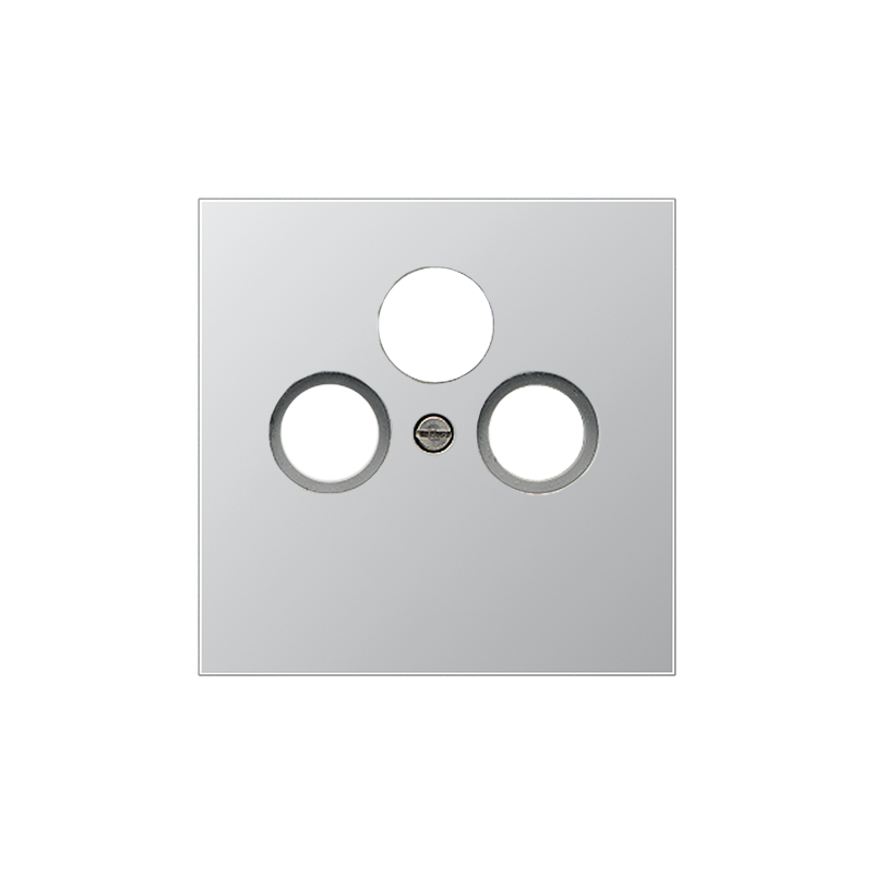 Centrālplate TV+SAT+FM LS Aluminium