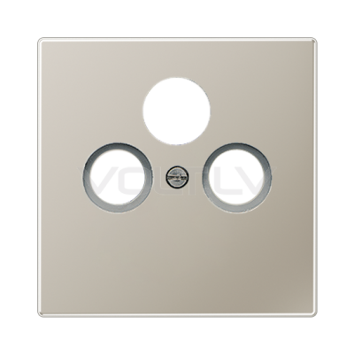 Накладка TV+SAT+FM LS Edelstahl