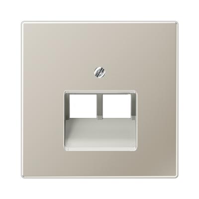 Centrālplate 1+1 Data LS Edelstahl