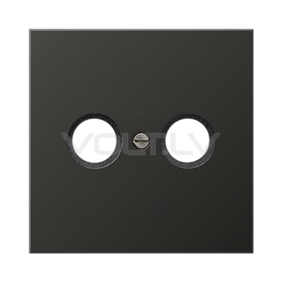 Centrālplate TV+SAT LS Anthrazit