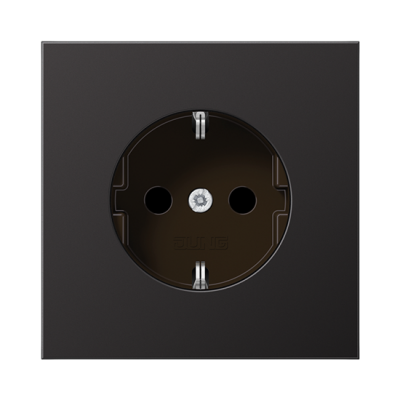 Розетка с/з LS Dark