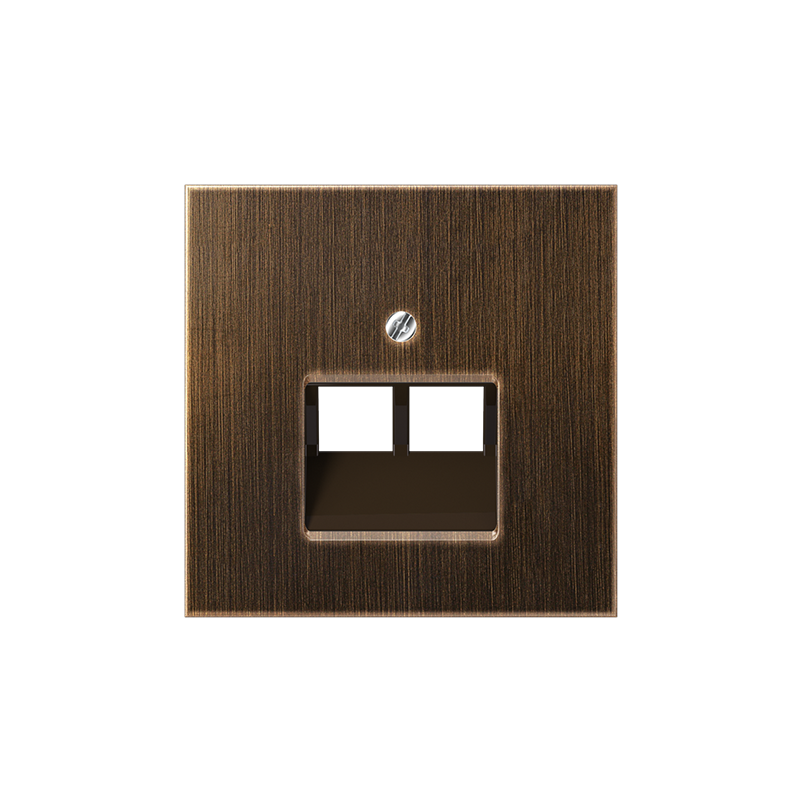 Накладка 1+1 Data "Латунь" LS Antik