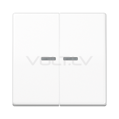 Taustiņš 1+1 Ar Lēcu"Balts" AS 500