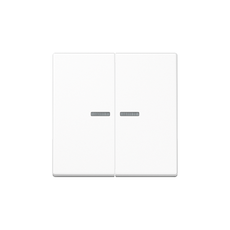 Taustiņš 1+1 Ar Lēcu "Balts" A