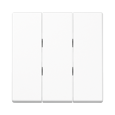 Taustiņš 1+1+1 "Balts" A