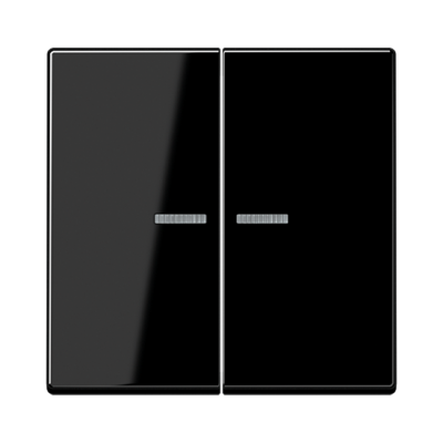 Taustiņš 1+1 Ar Lēcu Taustiņš "Melns" A