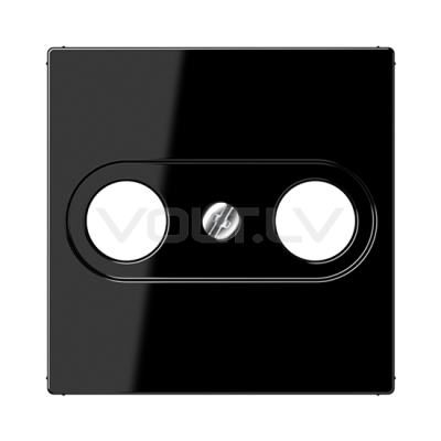 Centrālplate TV+SAT "Melns" A