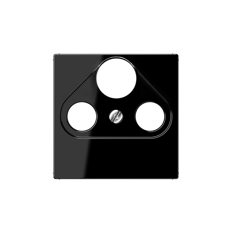 Накладка TV+SAT+FM "Чёрный" A