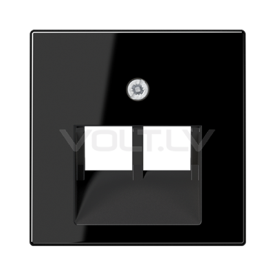 Centrālplate 1+1 Data "Melns" A