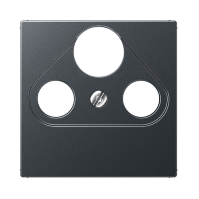 Centrālplate TV+SAT+FM "Antracīts" A