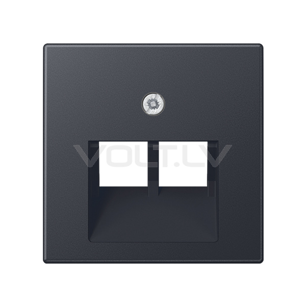 Centrālplate 1+1 Data "Antracīts" A 