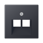 Centrālplate 1+1 Data "Antracīts" A