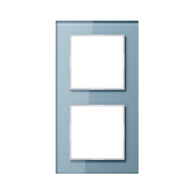 2V Rāmīs "Pelēks Zils Stikls" A Creation